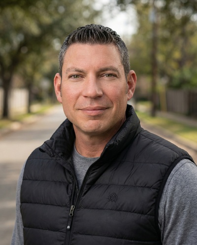 Professional AI headshot example created by HeadshotPro - male business portrait