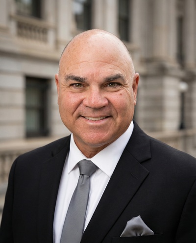 Professional AI headshot example created by HeadshotPro - male business portrait