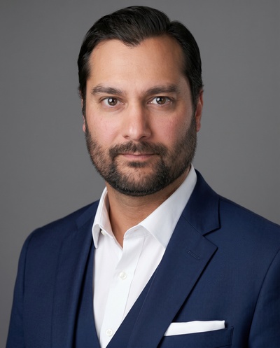 Professional AI headshot example created by HeadshotPro - male business portrait