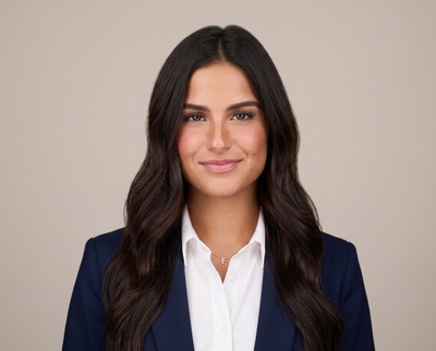Professional AI headshot example created by HeadshotPro - female business portrait